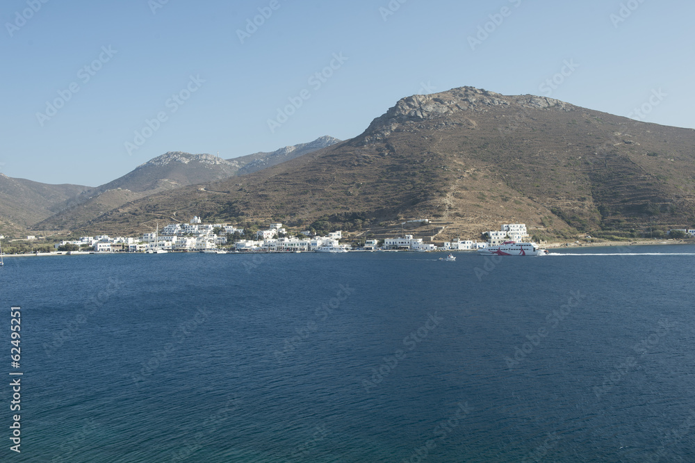 Katapola auf der griechischen Insel Amorgos, Griechenland