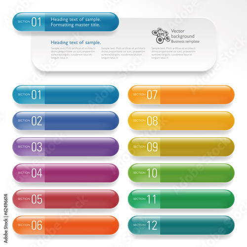 Infographics Web Banner & Label Design