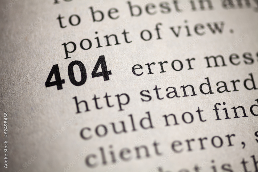 Obraz premium http 404 error