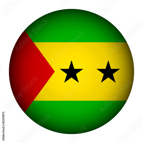 Free Download Sao Tome and Principe flag button - GFXLoad