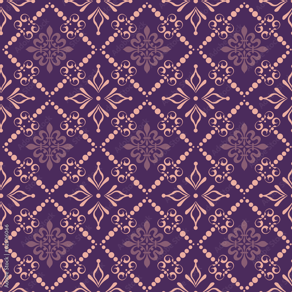 Classic seamless wallpaper pattern - textile