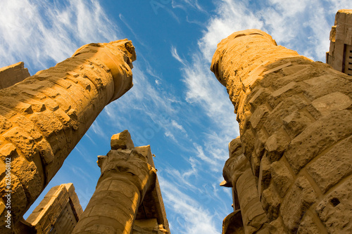 Luxor Temple columns photo