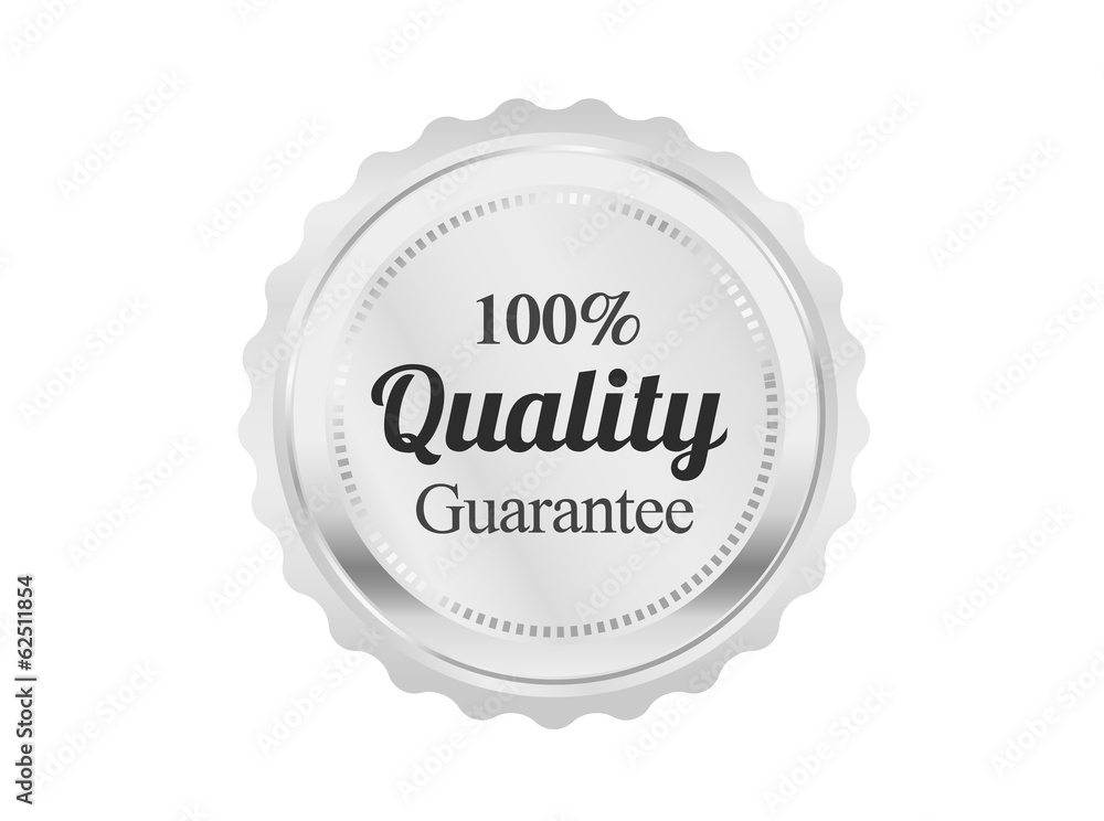 Silver Premium Quality Badge Silver Premium Quality Badge