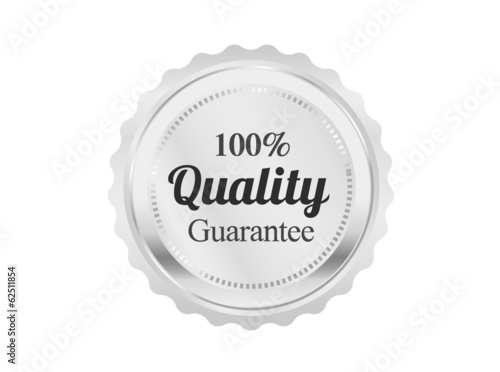 Silver Premium Quality Badge