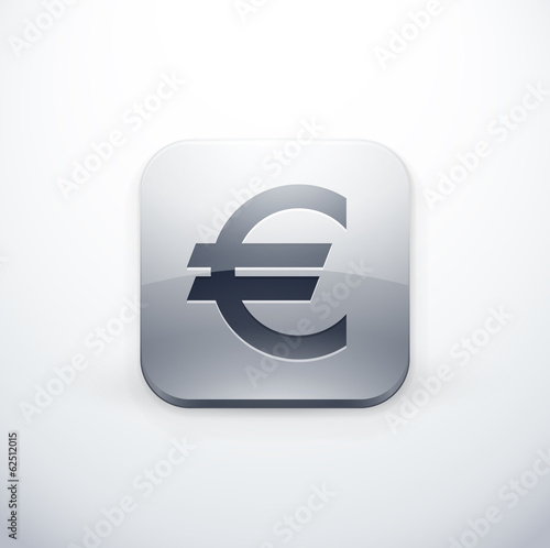 icône bouton internet euro argent finance