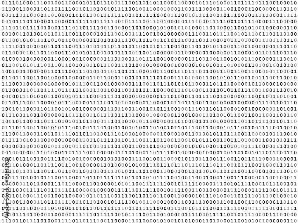 Sheet of binary codes Sheet of binary codes
