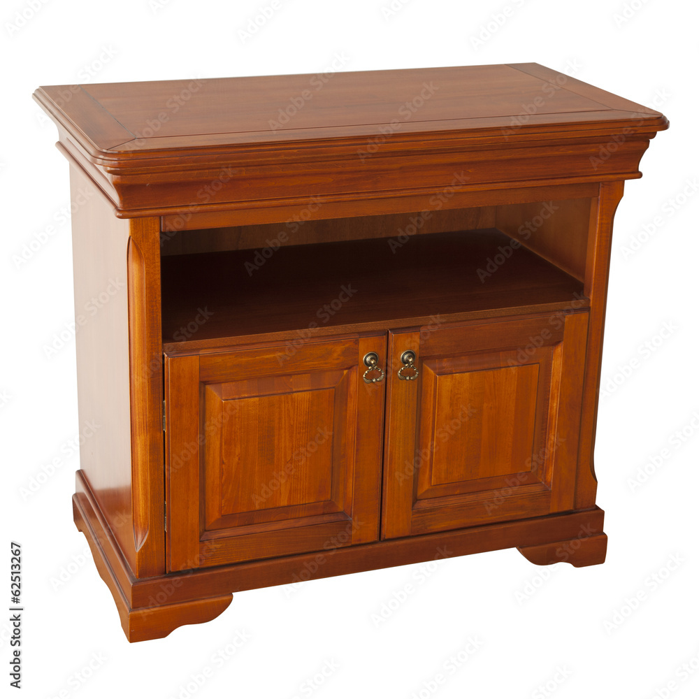 Brown cabinet isolated on white Brown cabinet isolated on white