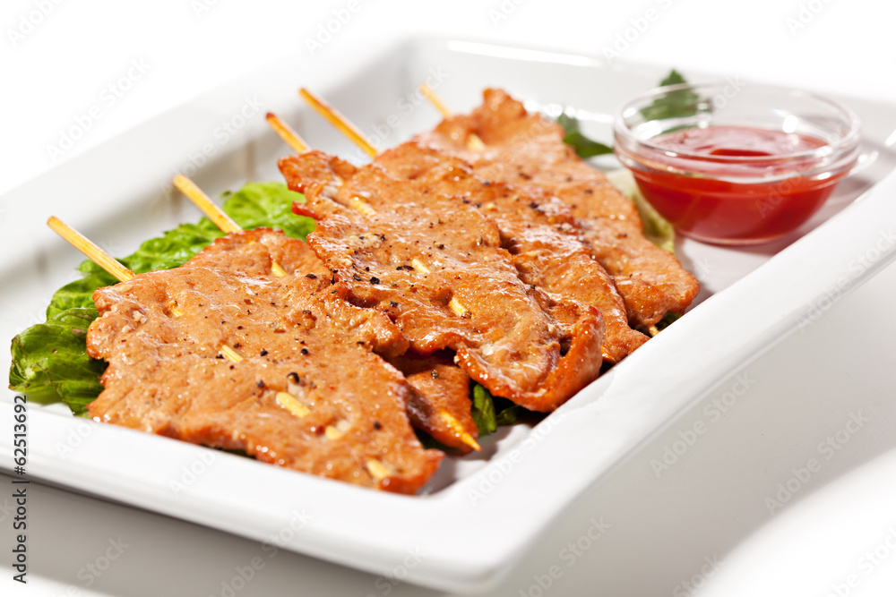 Skewered Pork Skewered Pork