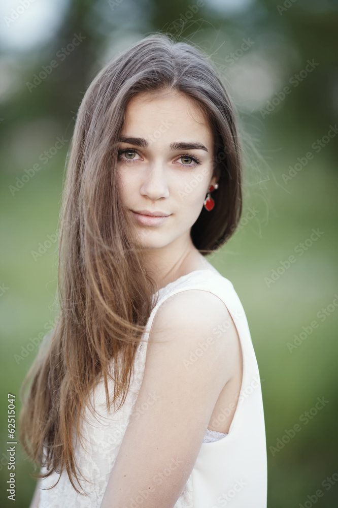 beautiful girl with long hair portrait beautiful girl with long hair portrait