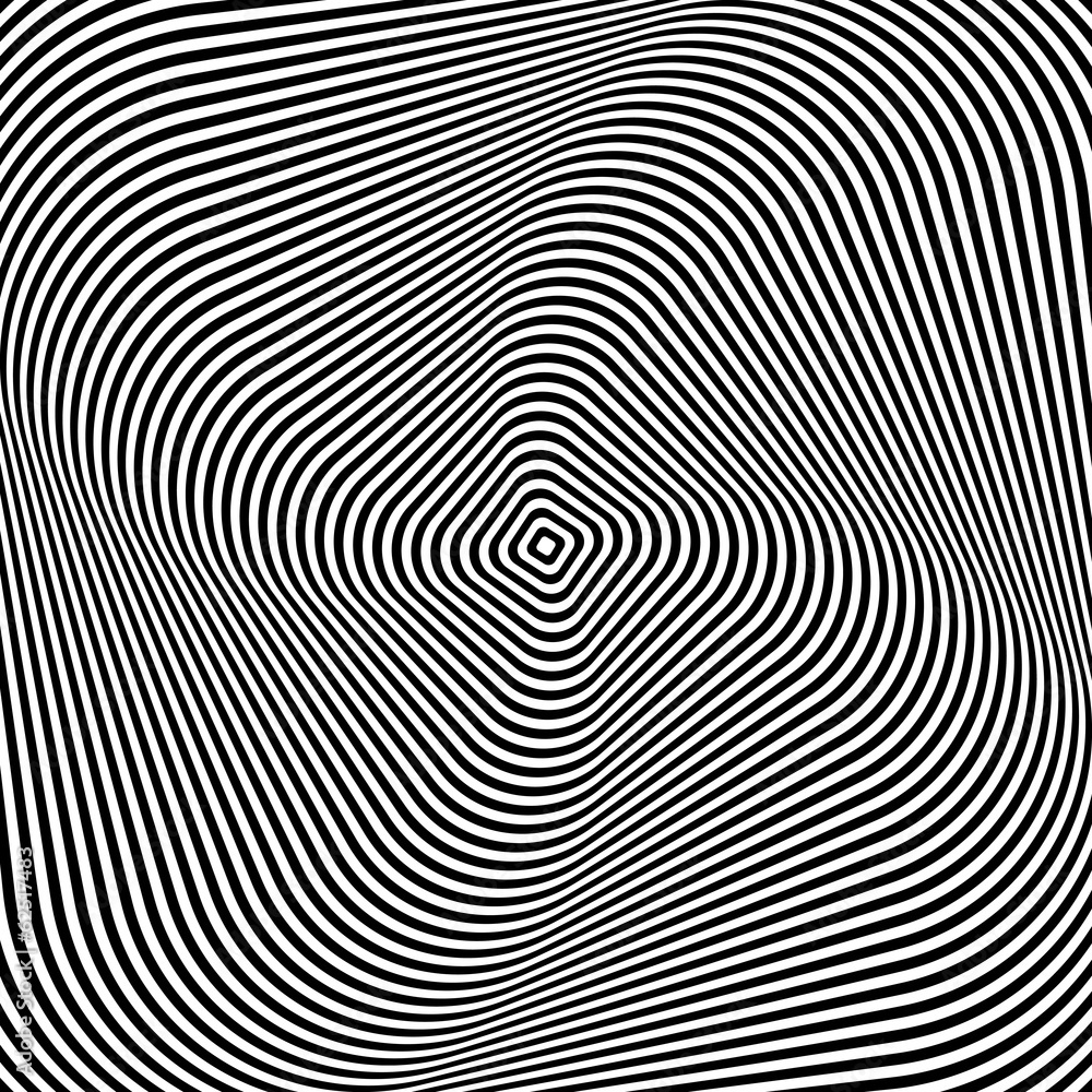 Abstract op art design.