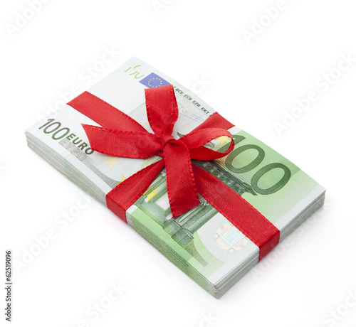 Gelbündel mit Schleife