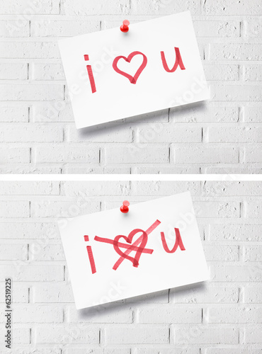 i love you, i don't love you