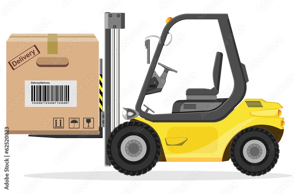 Loader with box Loader with box