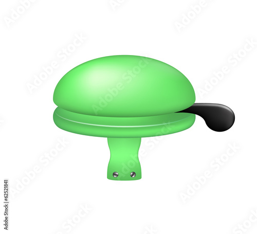 Bicycle bell in green design