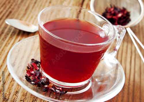 Berry Tea Transparent Cup