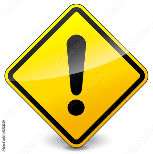 vector exclamation yellow icon