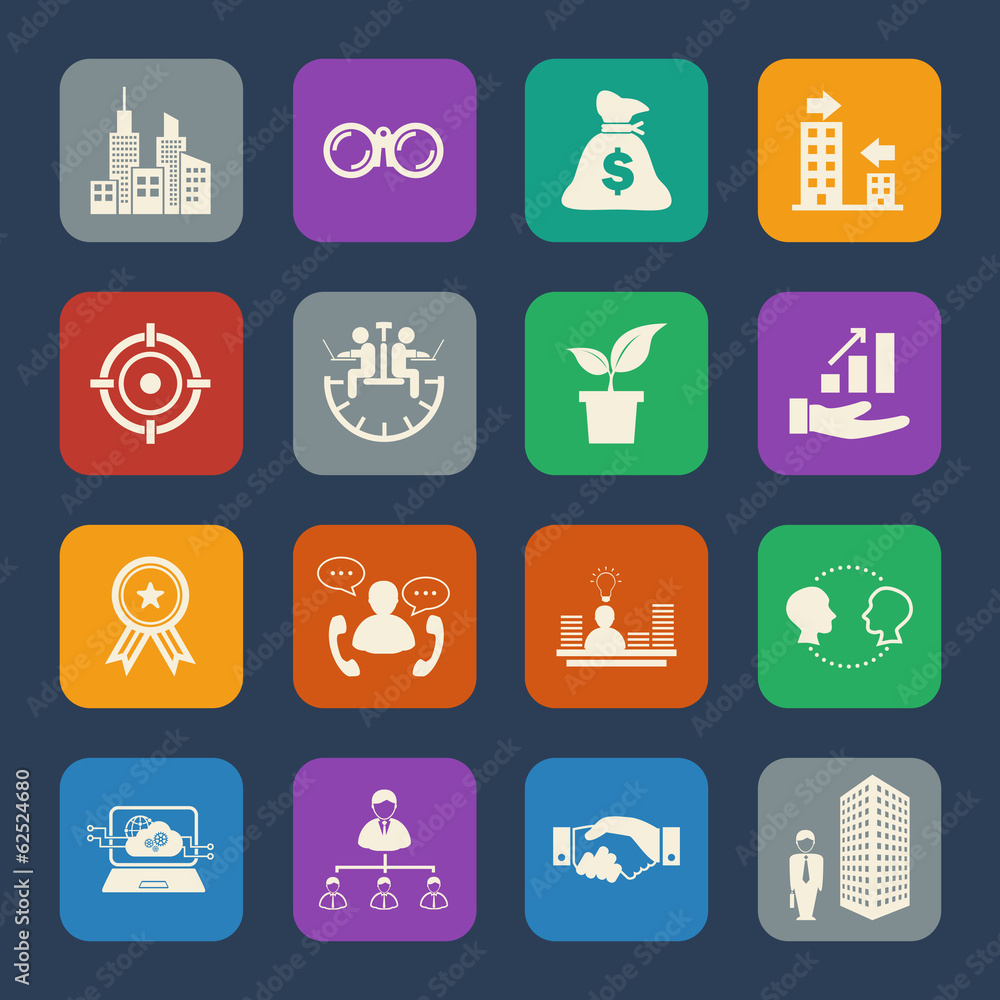 Business people Icons set. Business people Icons set.