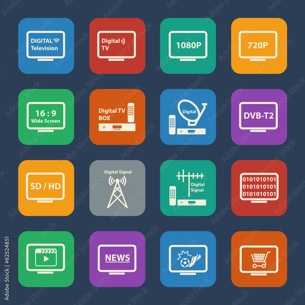 Entertainment icons set Entertainment icons set