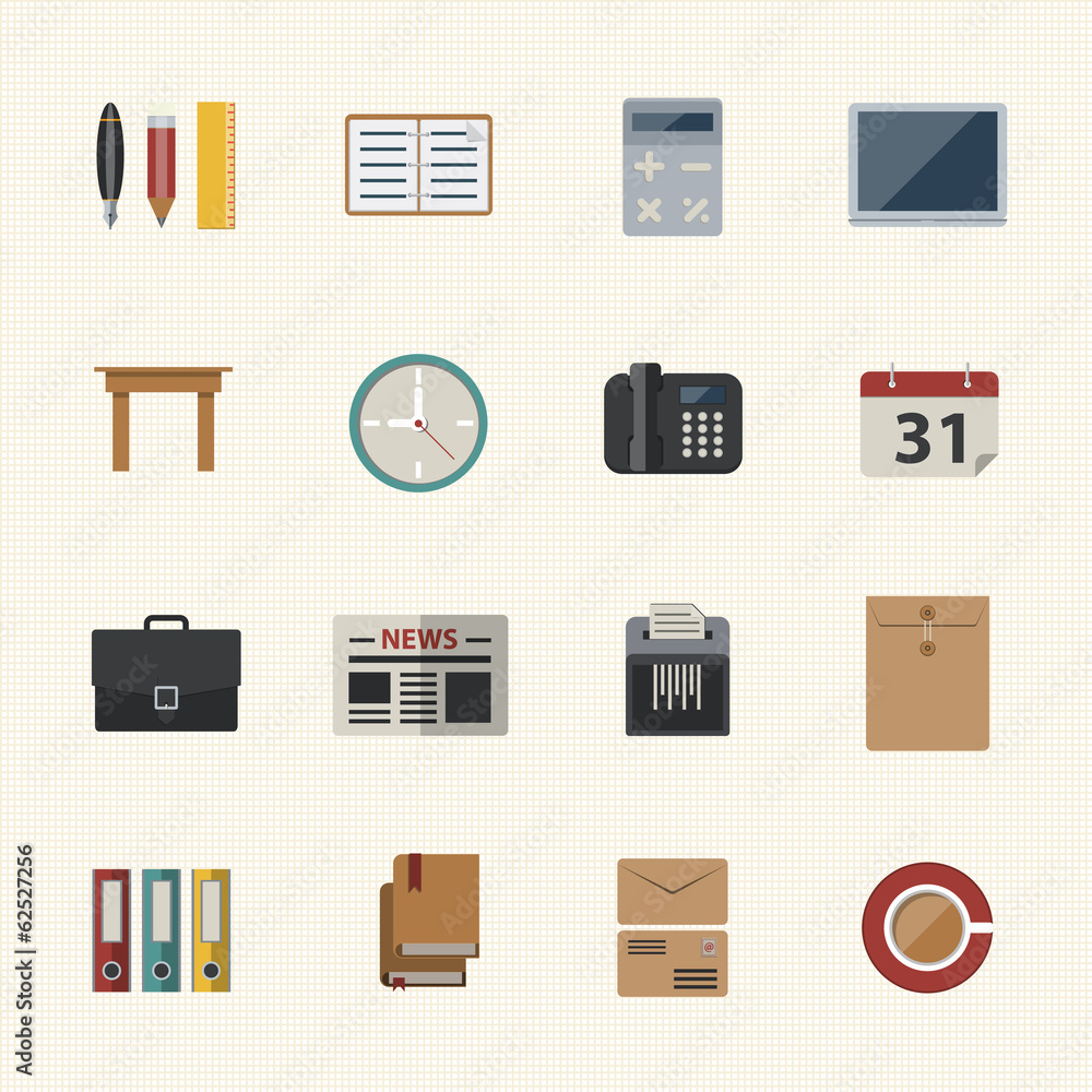 Business and Office Icons set