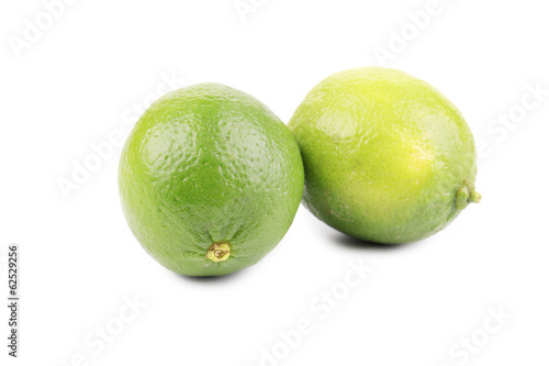 Fresh limes close up.