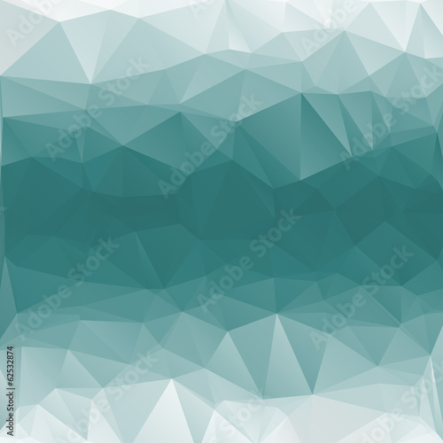 polygon turquoise background