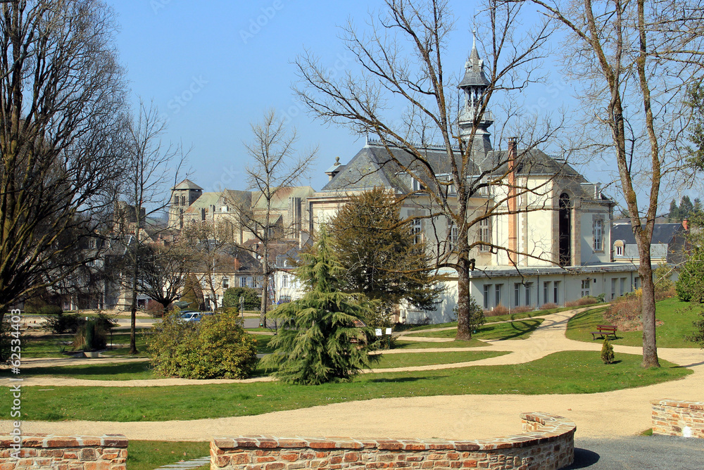Fototapeta premium mairie de Saint-Yrieix-la-Perche.(Haute-Vienne)
