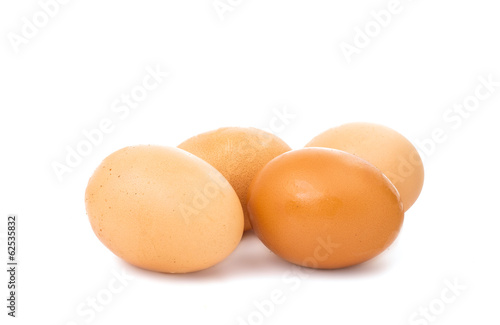 Egg. Isolated on white background