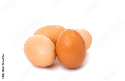 Egg. Isolated on white background