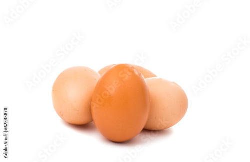 Egg. Isolated on white background
