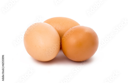 Egg. Isolated on white background