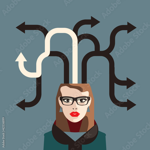 Thoughts. Vector format
