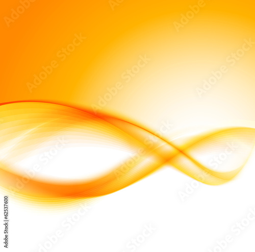 Abstract orange wavy background