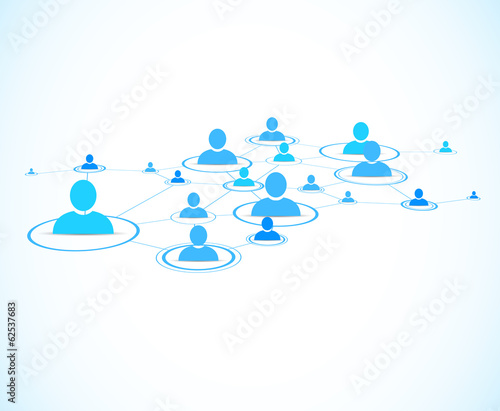 Social network background