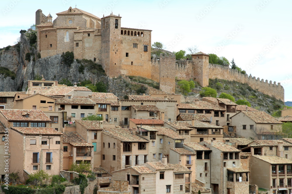 Alquézar village, Sierra de Guara, Huesca, Aragón, Spain