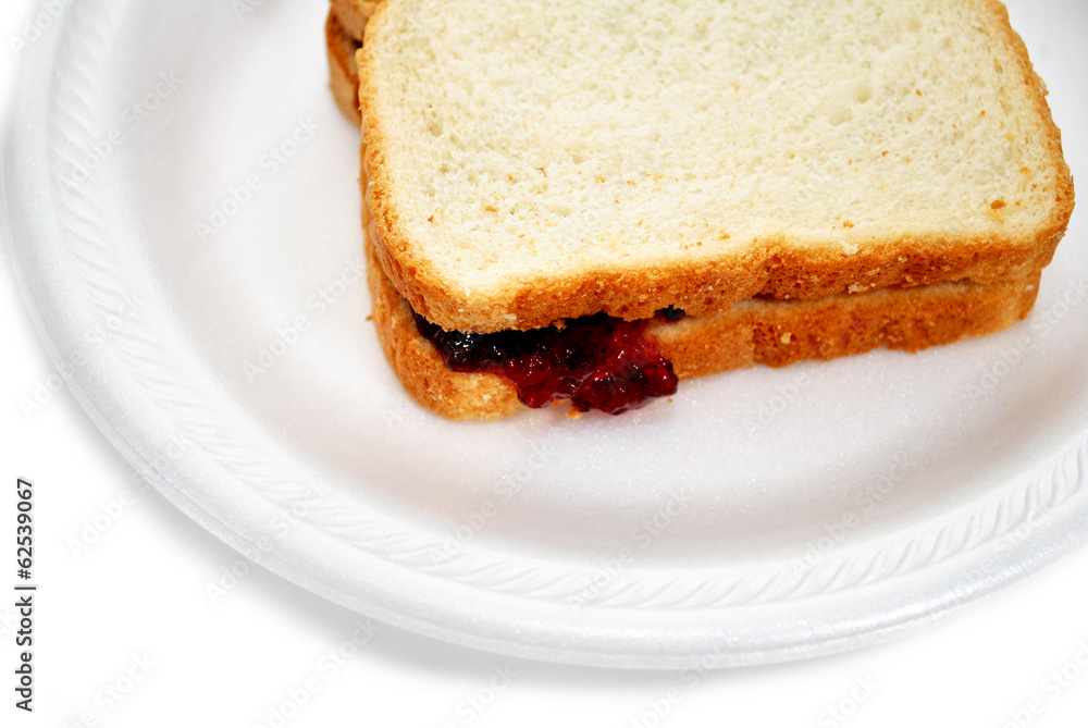 Jelly Dripping Out of a Sandwich