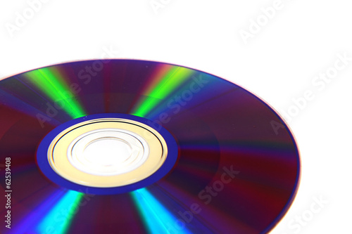 DVD isolated on the white