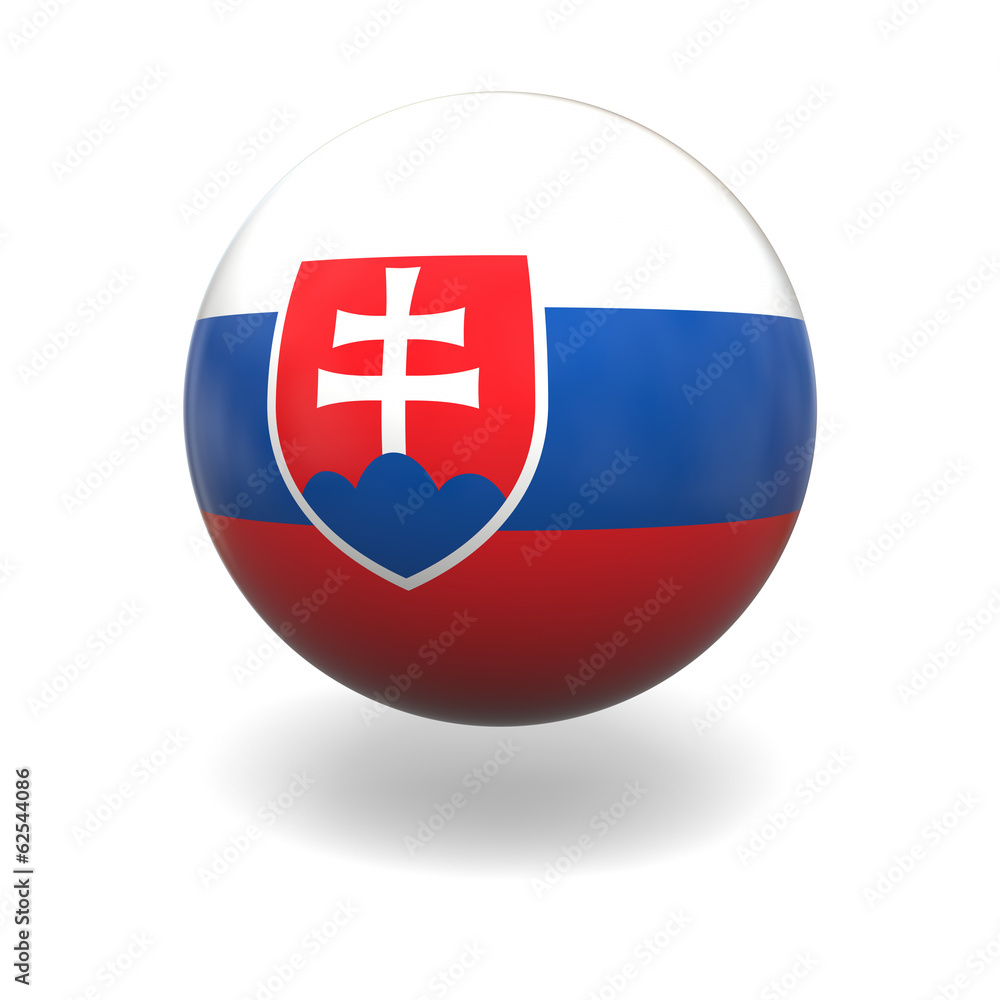 Obraz premium Slovakian flag