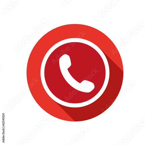 phone icon vector round
