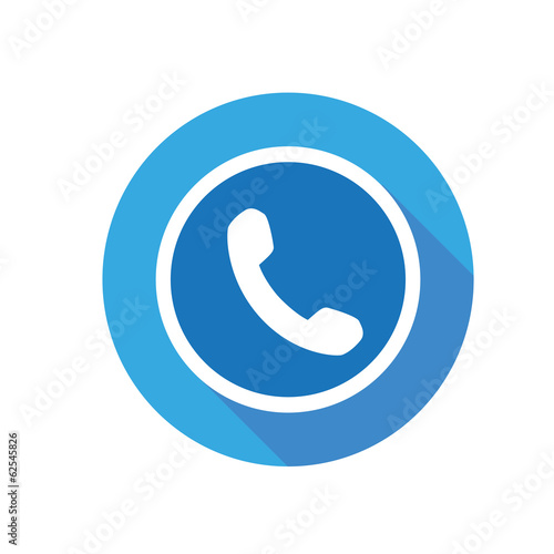 phone icon vector round