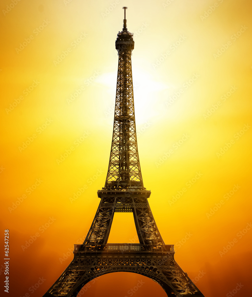 Sunny Eiffel Tower