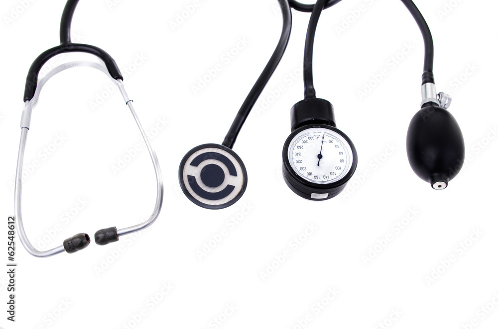 Medical equipment (stethoscope and sphygmomanometer) Medical equipment (stethoscope and sphygmomanometer)