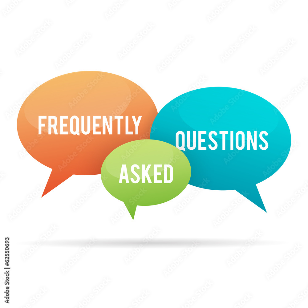 Frequently Asked Questions Talk Bubble Frequently Asked Questions Talk Bubble