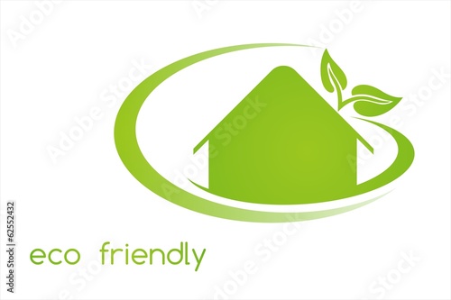 Home , leaves, green icon, business logo design