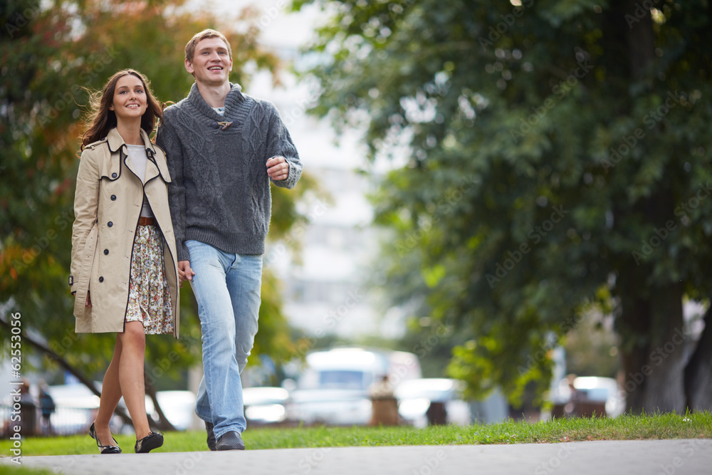 Obraz premium Walk in park