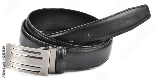 mens belts on a background