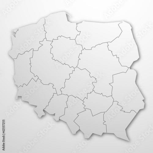 Polska - kontur