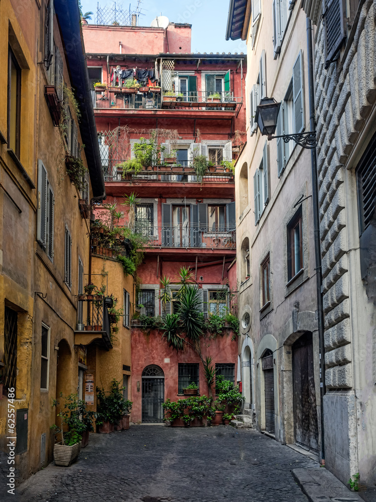 Street scene from Rome, Italy