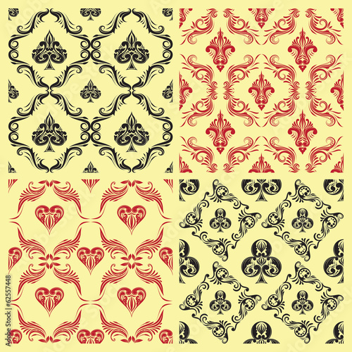 Pattern Playing Card Ornamental
