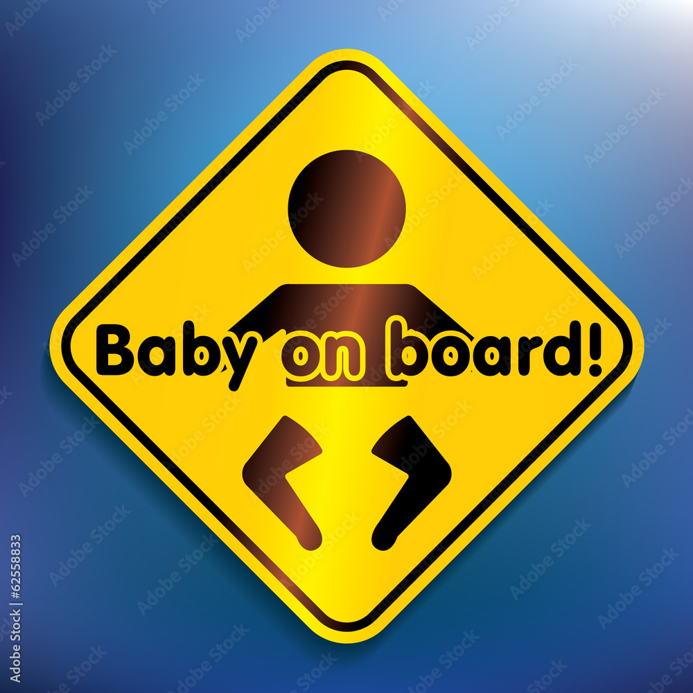 Baby on board sticker Baby on board sticker