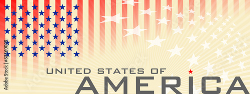 Banner USA National Day